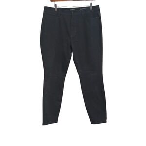 J.Jill‎ Premium-Flex High-Rise Leggings Black Denim Pants Size 14